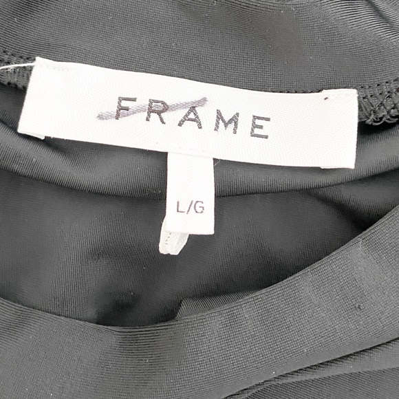 FRAME Black Rhinestone Embellished Long Sleeve Top - Picture 7 of 11